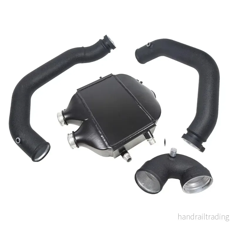 For 2015-2019 F80 M3 F82 M4 F87 M2 S55 Downpipe MIidpipe Oil Cooler Skid Plate Intercooler Front Mount Cold Air Intake Kit