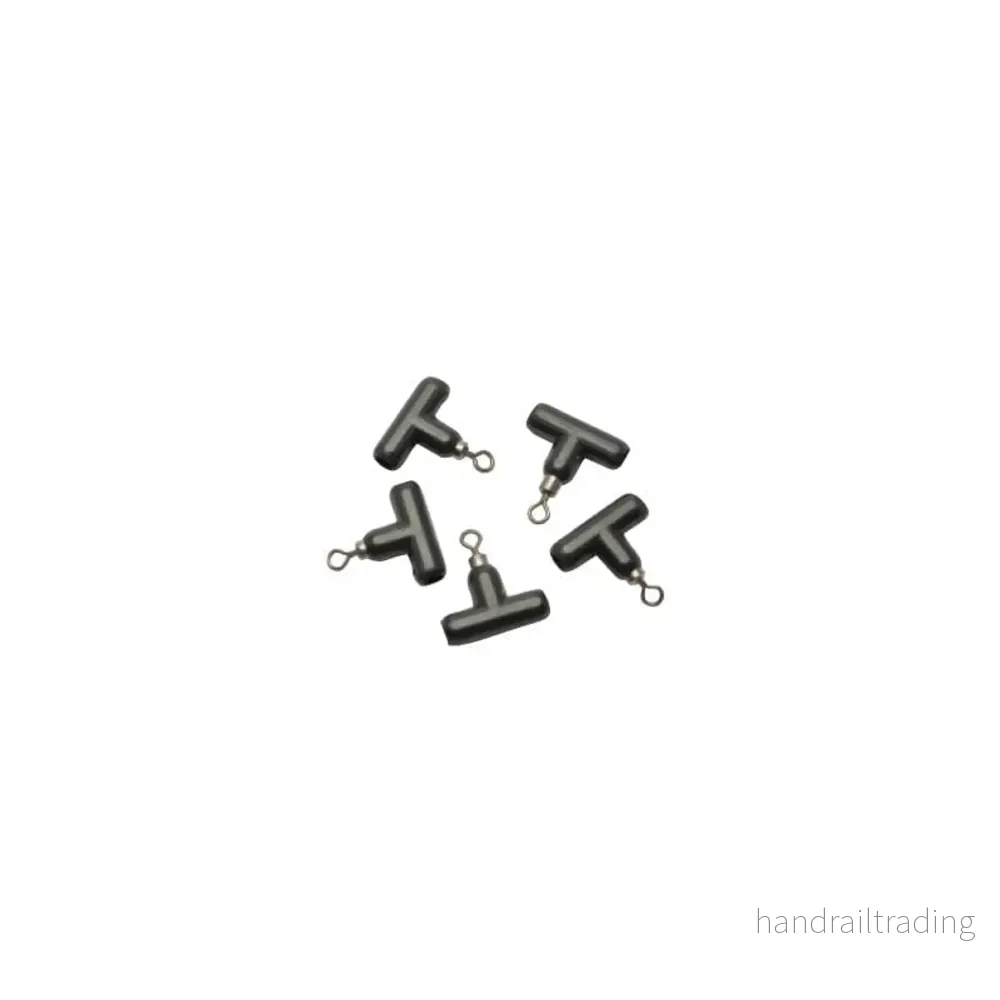 T Zip Slider svart 5st
