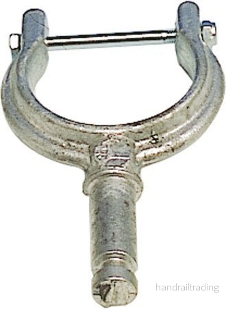 Årklyka med bult 2″ aluminium, 1 styck