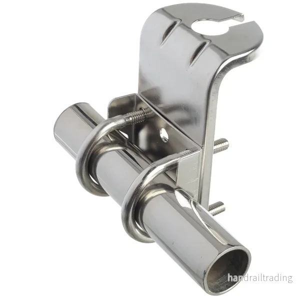 Glomex antennfäste RF stål till räcke Ø22-30mm Glomex antennfäste RF stål till räcke Ø22-30mm