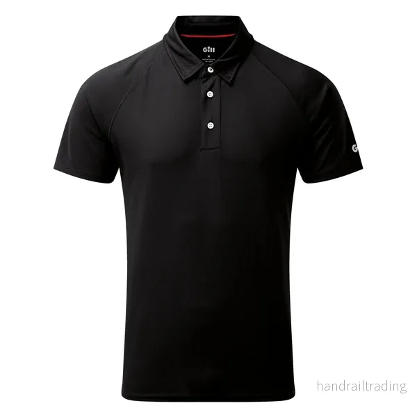 Gill UV008 Men’s UV Polo svart Str L Gill UV008 Men’s UV Polo svart Str L