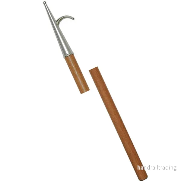 Båtshake lackerat trä Ø30mm båtshaksspets RF 260cm Båtshake lackerat trä Ø30mm båtshaksspets RF 260cm