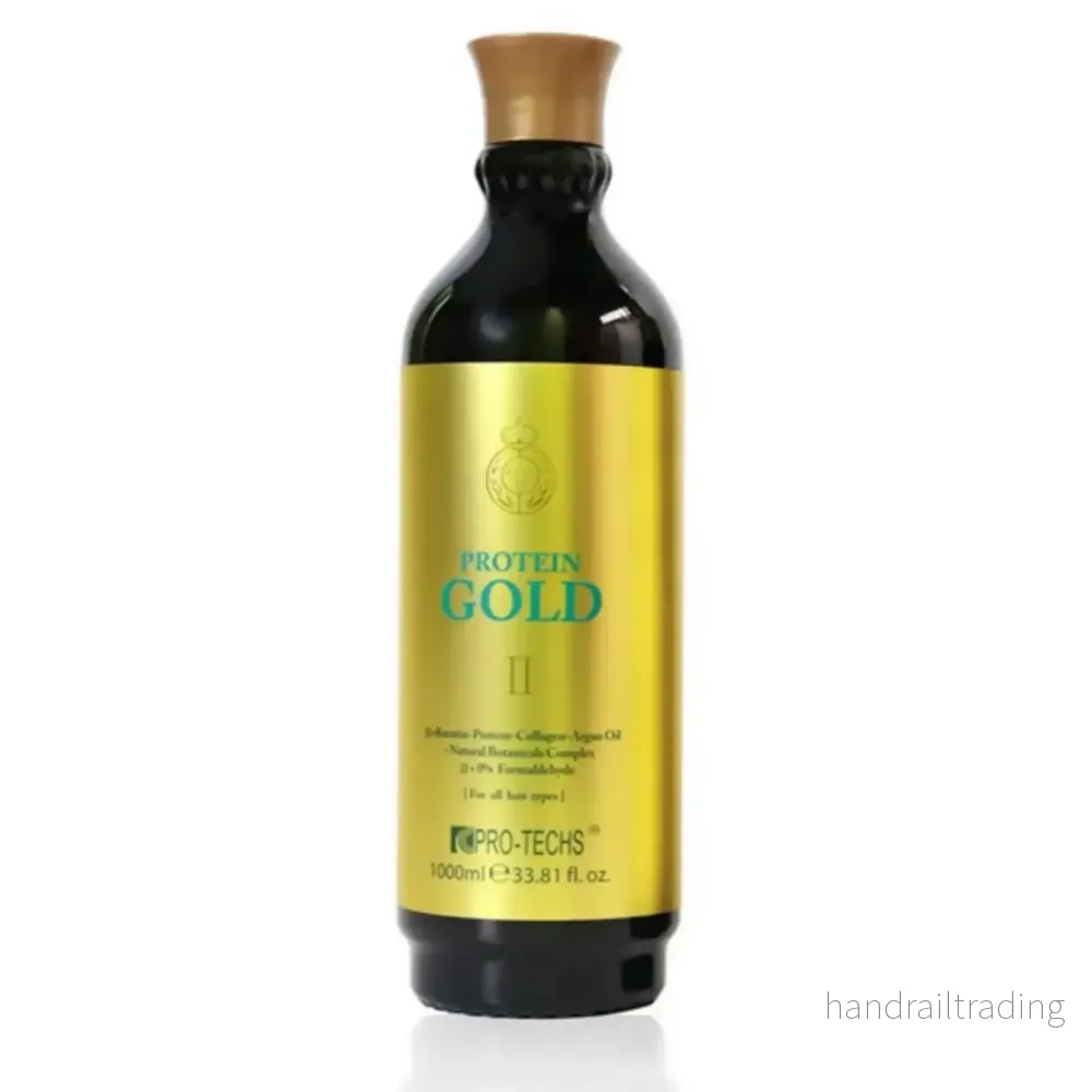 PRO-TECHS Keratin 0+ Protein Guld för alla hårtyper 1000ML