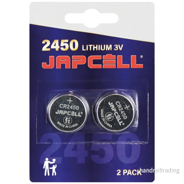 Japcell CR2450 3V litium batteri 2 st