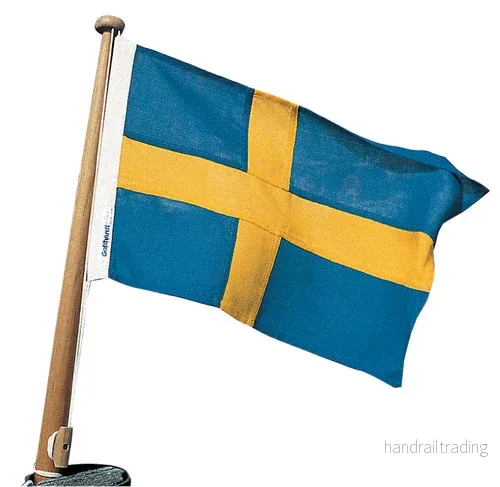 Båtflagga bomull se, 120×75 cm