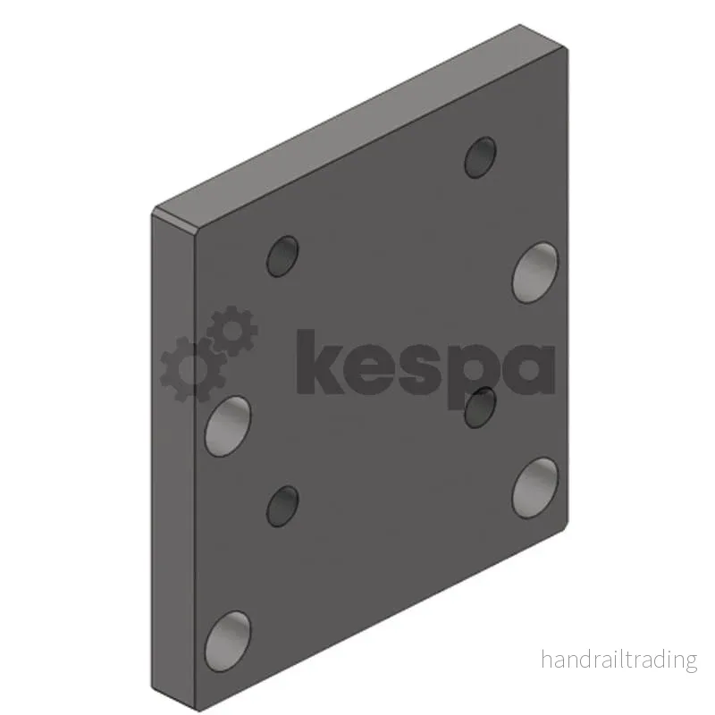 Skruvplatta M20 140×80 M20 till 90×90 M16