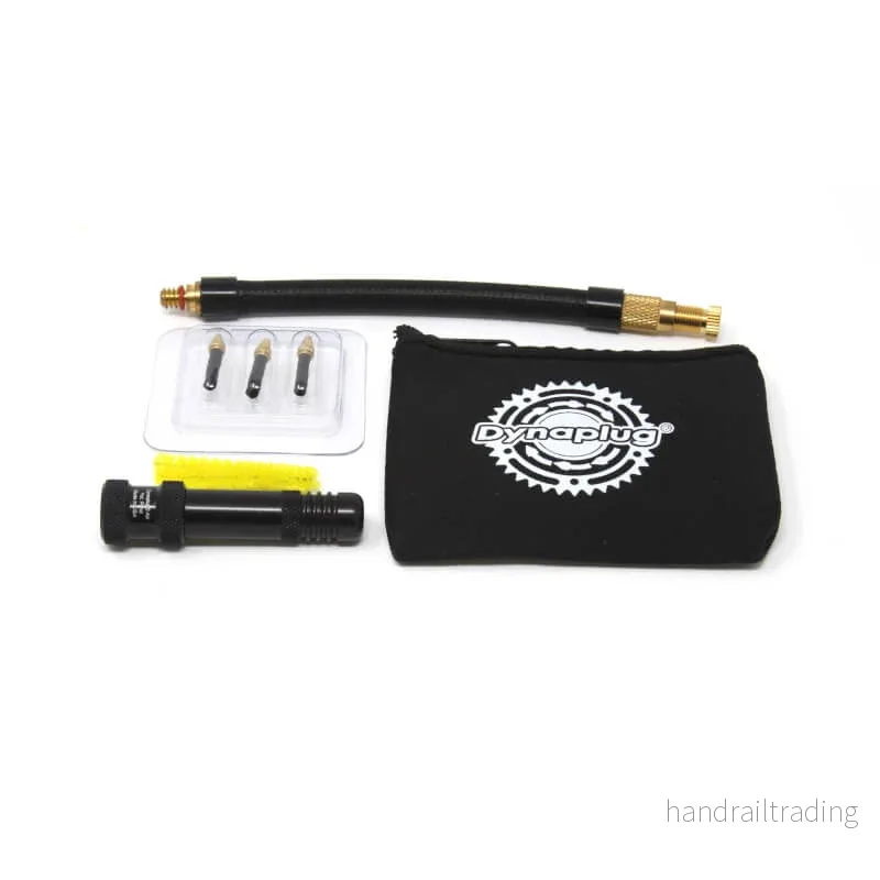 Dynaplug Air Tubeless MTB Rep. Kit med CO2 (svart) Dynaplug Air Tubeless MTB Rep. Kit med CO2 (svart)