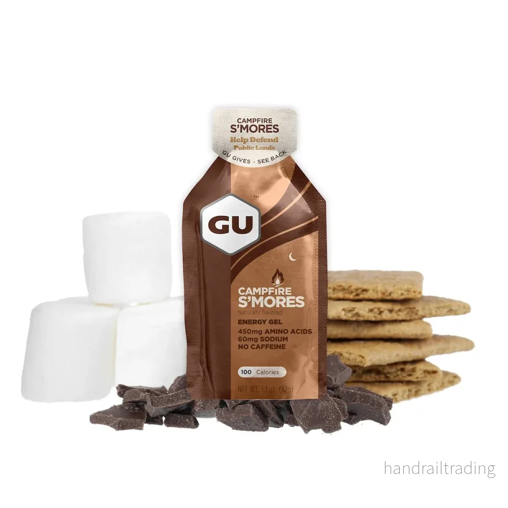 GU Energy Energigel Campfire S'mores utan koffein 32g - Bild 2